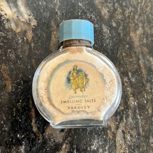 Antique bottle of Yardley smelling salts lavender